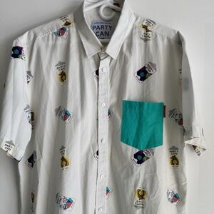 Party In‎ A Can Shirt Men's Size XL-Rare